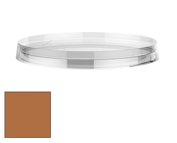 dekoratīvais disks izlietnes un bidē maisītājiem Kartell, d=183 mm, amber
